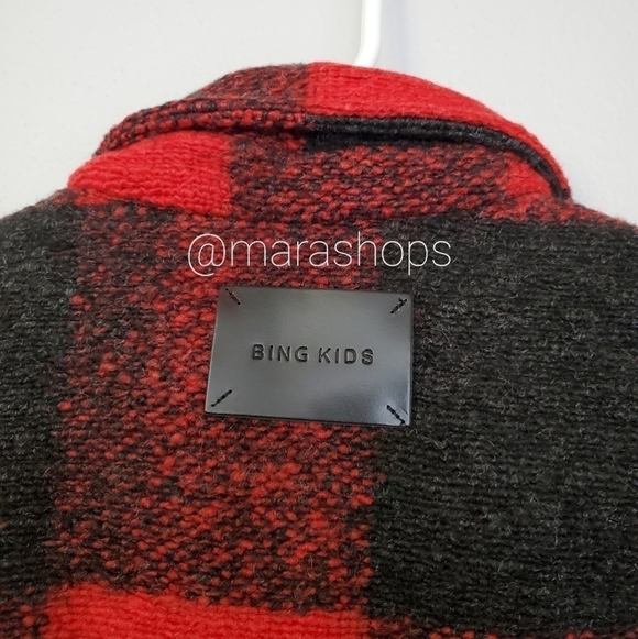 Anine Bing Kids Bobbi Flannel Jacket - Picture 6 of 8